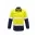 Mens Red Flame Hi Vis Shirt - Hoop Taped - Yellow/Navy