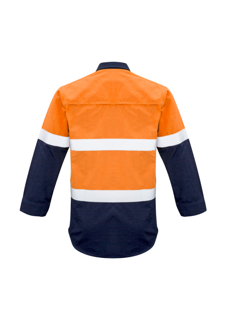 Mens FR Closed Front Hooped Taped Spliced Shirt