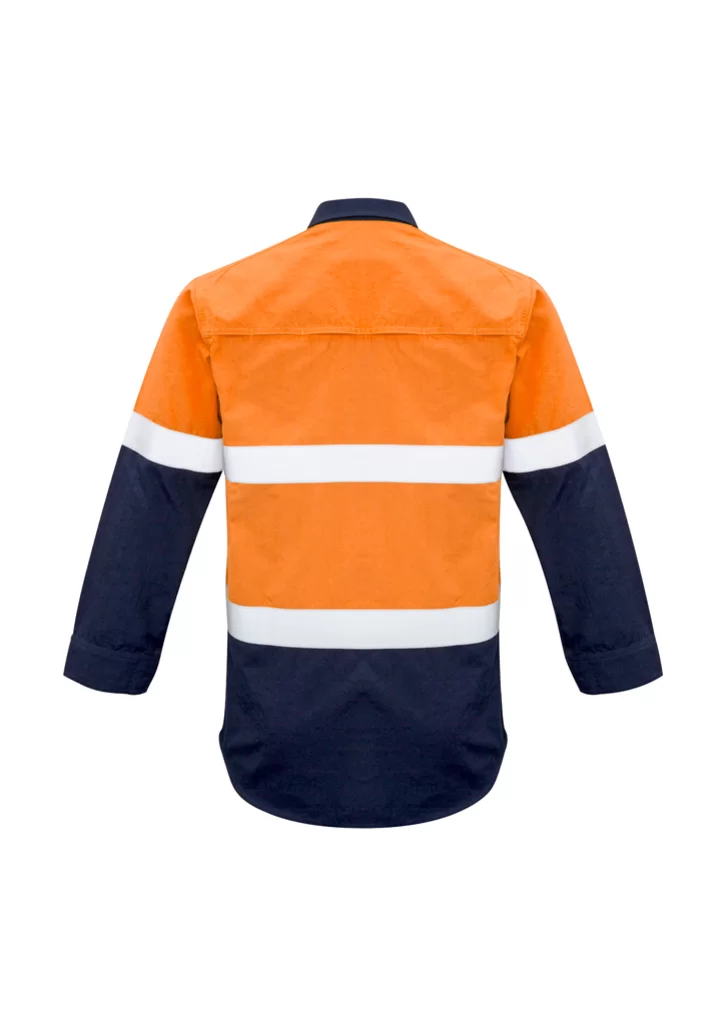 Mens FR Closed Front Hooped Taped Spliced Shirt