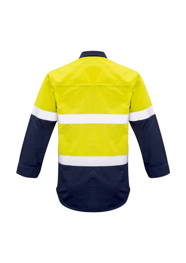 Mens FR Closed Front Hooped Taped Spliced Shirt