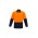 Mens Hi Vis Spliced Shirt - Orange/Navy