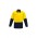 Mens Hi Vis Spliced Shirt - Yellow/Navy