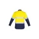 Mens Closed Front Long Sleeve Shirt - Hoop Taped