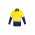 Mens Closed Front Long Sleeve Shirt - Hoop Taped - Yellow/Navy