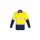Mens Closed Front Long Sleeve Shirt - Hoop Taped