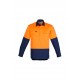 Mens Closed Front Long Sleeve Shirt