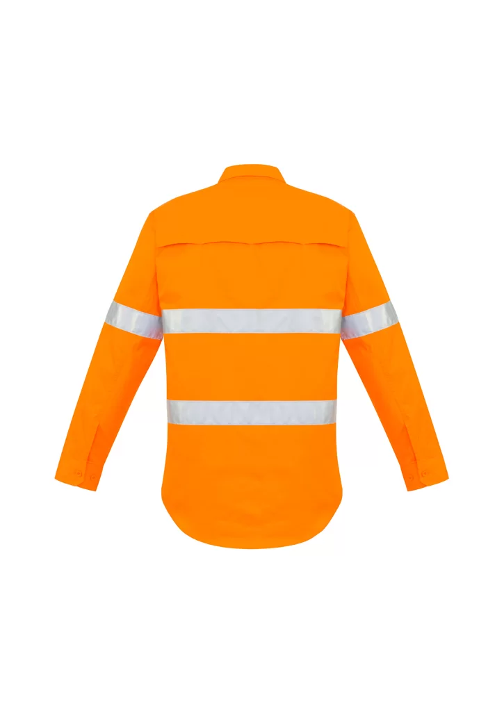 Mens Hi Vis Hoop Taped Long Sleeve Shirt