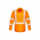 Mens Hi Vis X Back Taped Long Sleeve Shirt