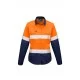 Womens Rugged Cooling Hi Vis Taped Long Sleeve Shirt