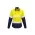 Womens Rugged Cooling Hi Vis Taped Long Sleeve Shirt - Yellow/Navy