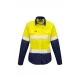 Womens Rugged Cooling Hi Vis Taped Long Sleeve Shirt