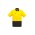 Mens Rugged Cooling Hi Vis Short Sleeve Shirt - Yellow/Charcoal