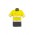 Mens Rugged Cooling Hi Vis Taped Short Sleeve Shirt - Yellow/Charcoal