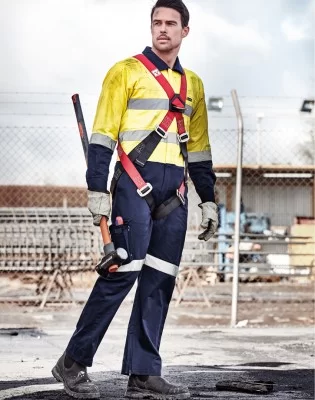 Mens Rugged Cooling Taped Overall