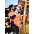 Mens Hi Vis Squad Long Sleeve Polo