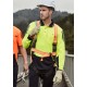 Mens Hi Vis Flux Long Sleeve Polo