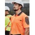 Mens Hi Vis Flux Short Sleeve Polo