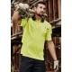 Mens Hi Vis Reinforced Squad Short Sleeve Polo