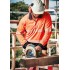 Unisex Hi Vis Segmented Tape Long Sleeve Polo