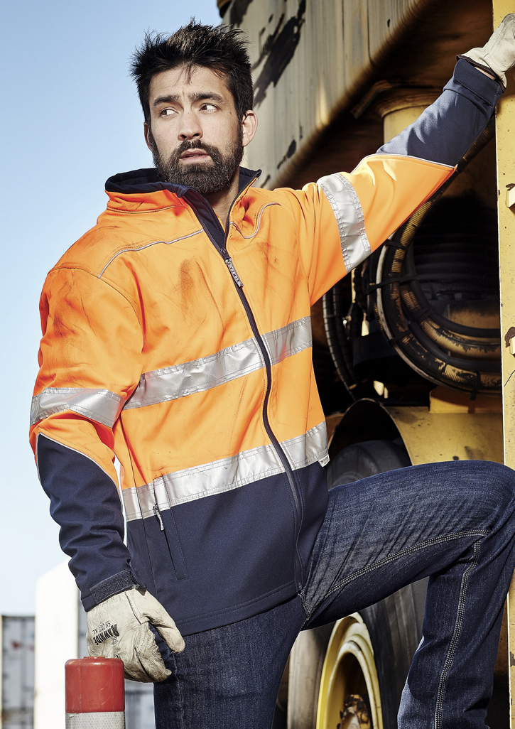 Unisex Hi Vis Softshell Jacket