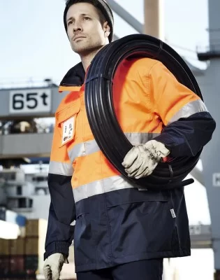 Mens Hi Vis Ultralite Waterproof Jacket