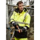 Mens Orange Flame Arc Rated Antistatic Waterproof Jacket