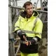 Mens Orange Flame Arc Rated Antistatic Waterproof Jacket