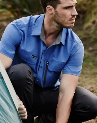 Mens Outdoor Short Sleeve Shirt