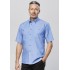 Mens Wrinkle Free Chambray Short Sleeve Shirt