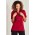 Womens Florence Plain Tunic - Cherry