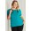 Womens Marley Short Sleeve Jersey Top - Teal