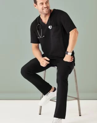 Mens Avery V-Neck Scrub Top