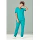 Womens Avery Round Neck Scrub Top