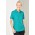 Womens Florence Daisy Print Short Sleeve Shirt - Teal