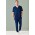 Mens Avery V-Neck Scrub Top - Navy