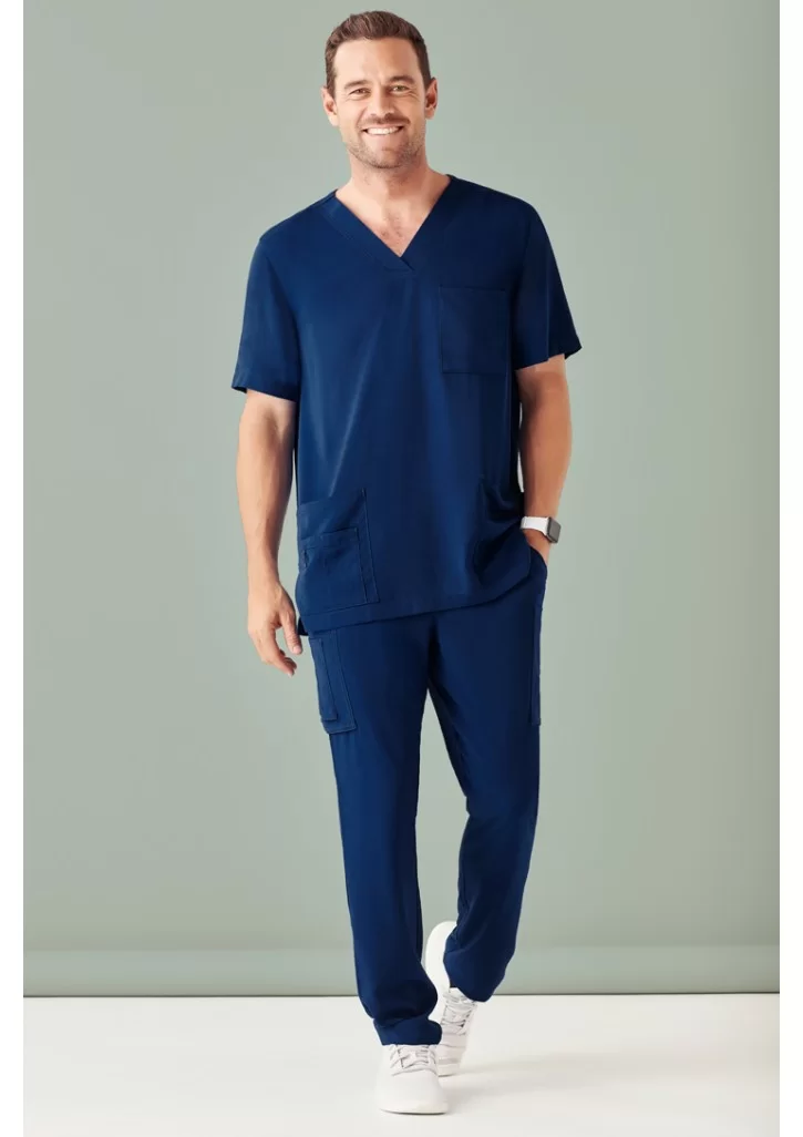 Mens Avery V-Neck Scrub Top