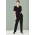 Womens Avery V-Neck Scrub Top - Black