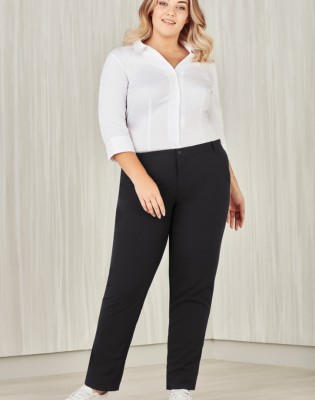 Womens Comfort Waist Straight Leg Pant