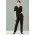 Womens Avery Slim Leg Scrub Pant - Black
