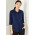 Womens Florence Plain 3/4 Sleeve Shirt - Navy