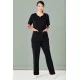 Womens Avery Round Neck Scrub Top