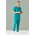 Mens Avery V-Neck Scrub Top - Teal