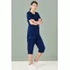 Womens Avery Round Neck Scrub Top