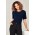 Womens Marley Short Sleeve Jersey Top - Navy