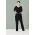Womens Avery Straight Leg Scrub Pant - Black