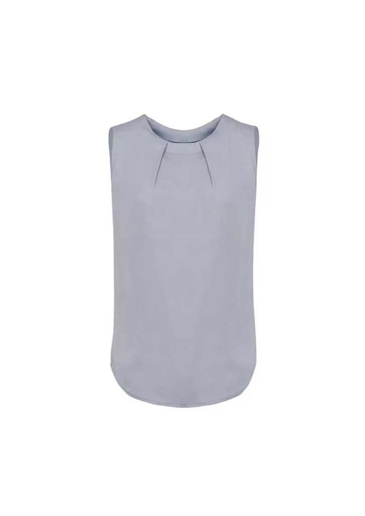 Womens Estelle Sleeveless Pleat Detail Blouse Womens Estelle Sleeveless Pleat Detail Blouse