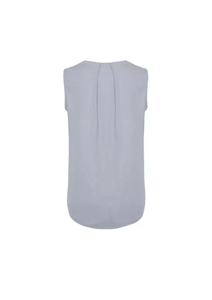 Womens Estelle Sleeveless Pleat Detail Blouse Womens Estelle Sleeveless Pleat Detail Blouse
