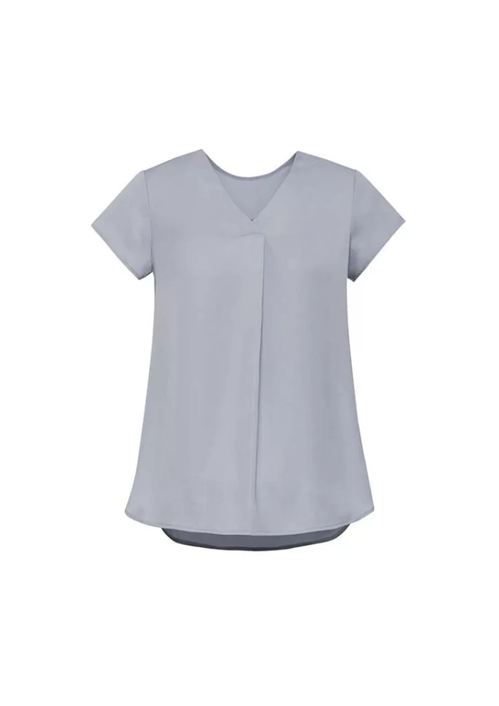Womens Kayla V-Neck Pleat Blouse Womens Kayla V-Neck Pleat Blouse