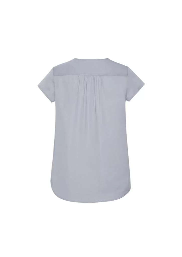 Womens Kayla V-Neck Pleat Blouse Womens Kayla V-Neck Pleat Blouse