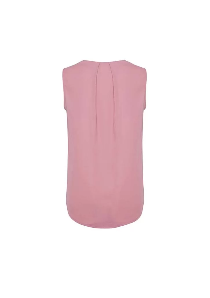 Womens Estelle Sleeveless Pleat Detail Blouse Womens Estelle Sleeveless Pleat Detail Blouse